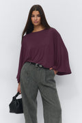 Poncho top - Dawn pink