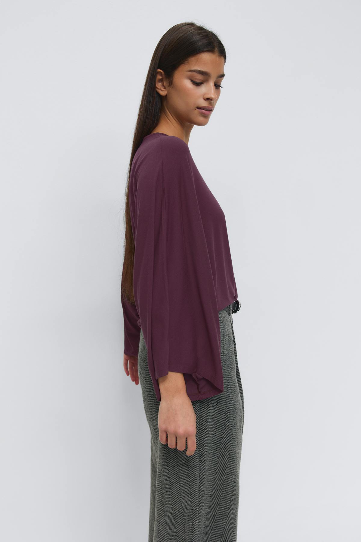 Poncho top - Dawn pink
