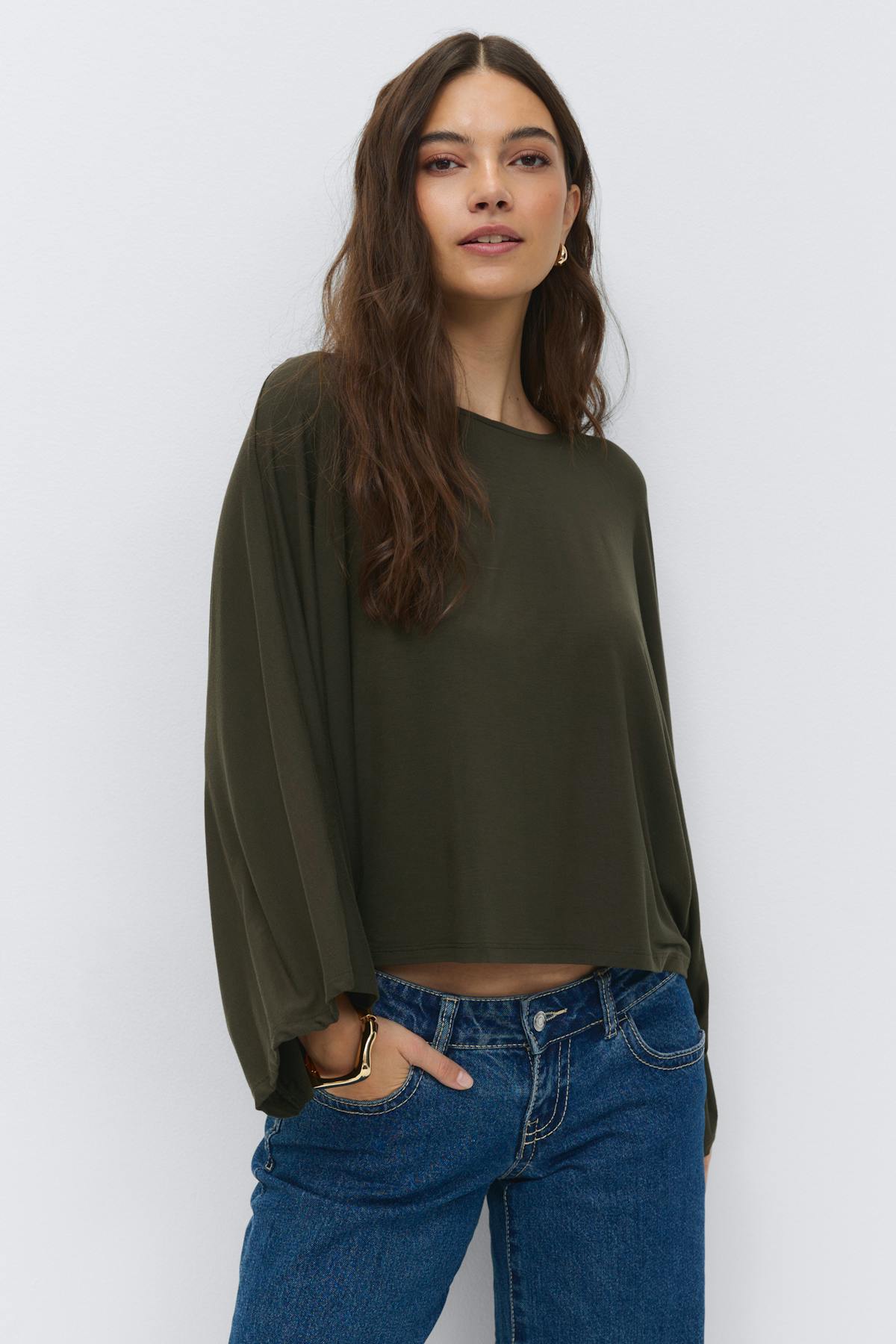Poncho top - Dawn pink