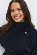 14+ felt wrap jacket - Antique white