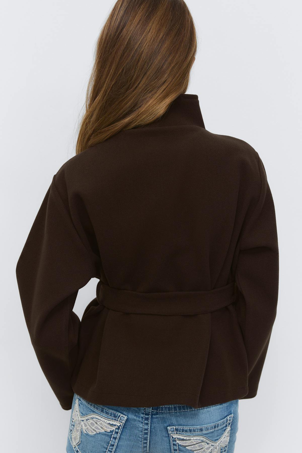 14+ felt wrap jacket - Mole