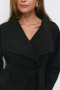 14+ felt wrap jacket - Noir