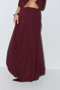Balloon maxi skirt - Wine tasting