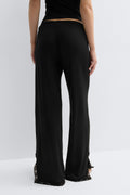 Soft lace loungewear trousers - Noir