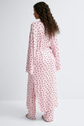 Soft lace loungewear robe