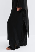 Soft lace loungewear robe - Pink dot