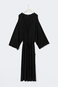Soft lace loungewear robe - Pink dot
