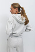 Ultimate zip hoodie - Lt grey melange