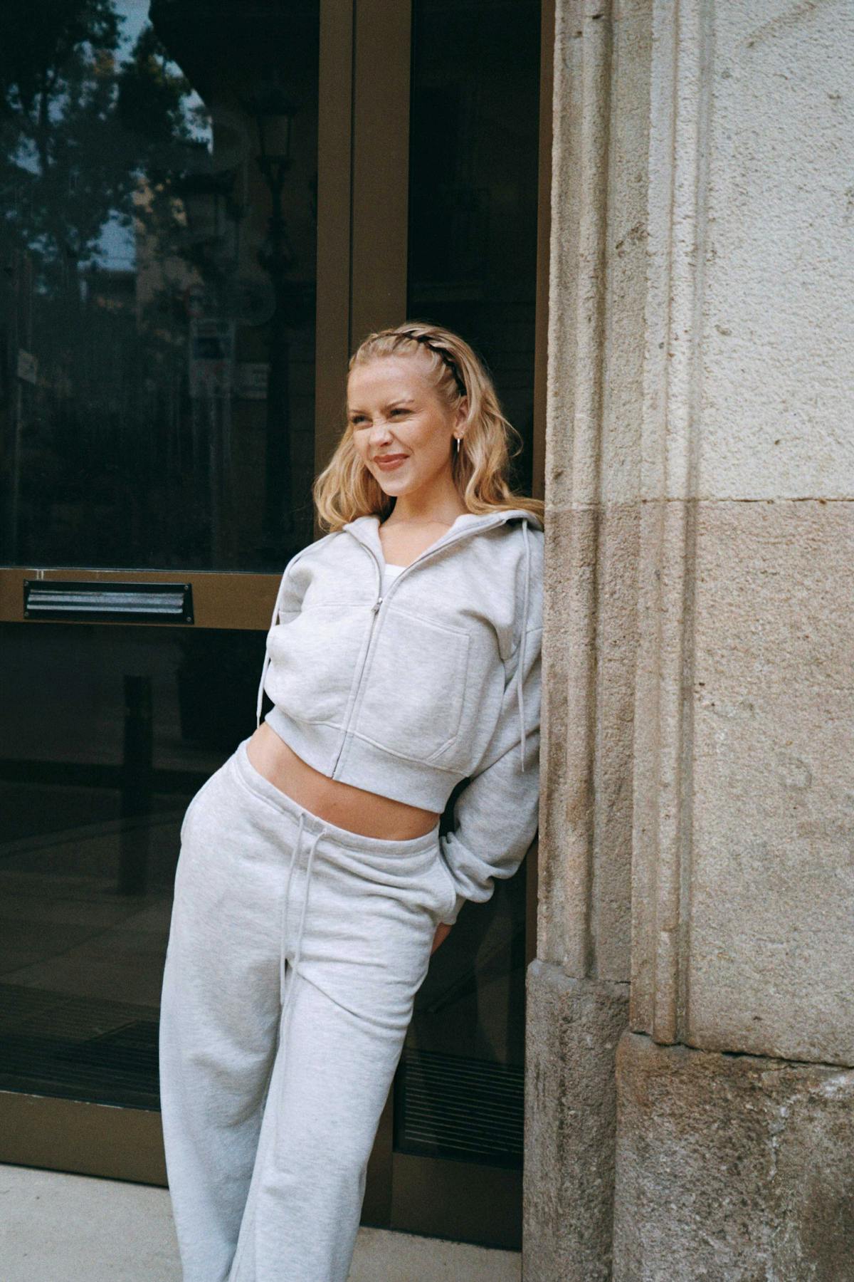 Ultimate zip hoodie - Lt grey melange