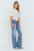 14+ miss lowlow jeans - Mid blue