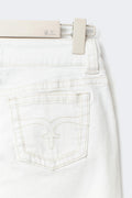14+ low rise flare jeans curve - Blanc