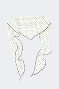 Picot edge hip scarf