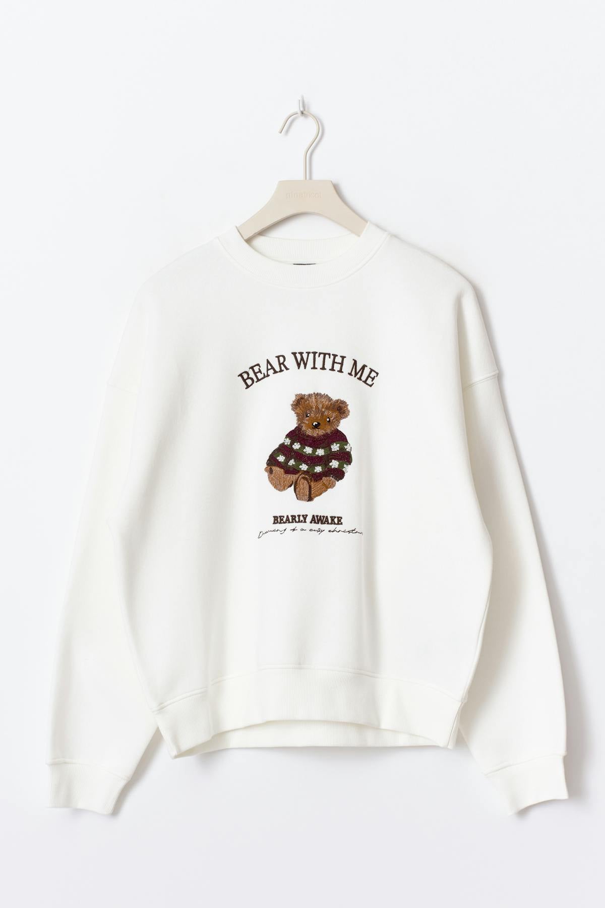 Oversized loungewear sweater - Creme