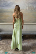 Embroidery maxi dress - Vert