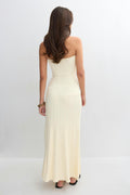 Knitted tube dress - Knit white