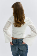 14+ lace blouse - Blanc cassé
