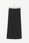 Dot maxi skirt - Black dot