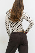 Dot top - Cream dot