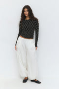 Dot top - Black dot
