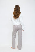 Stripe loungewear trousers - Riored/white stripe