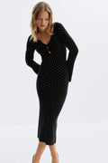 knitted dress - Mid grey mel