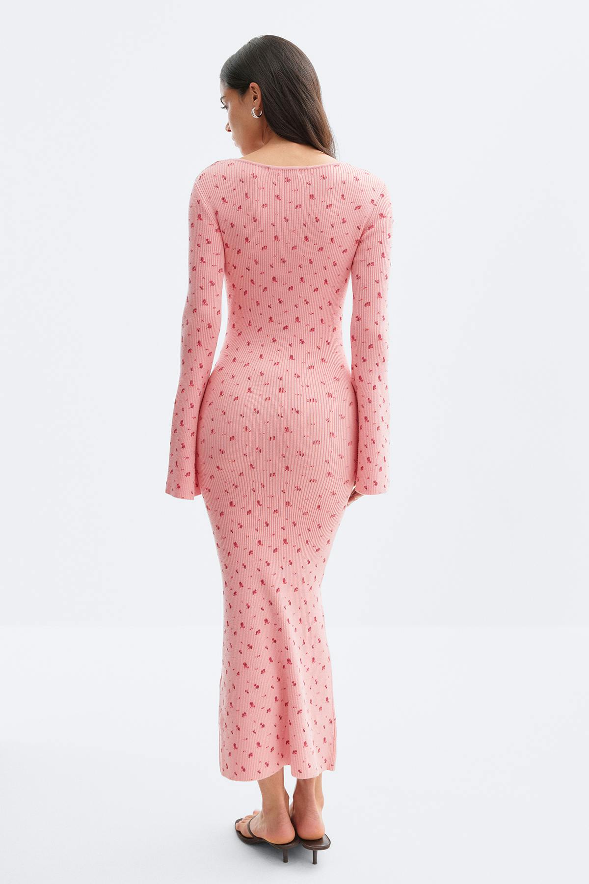 knitted dress - Haute red
