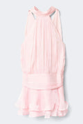 14+ open back frill dress - Ballet slipper