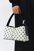 Small handbag - Black dotted