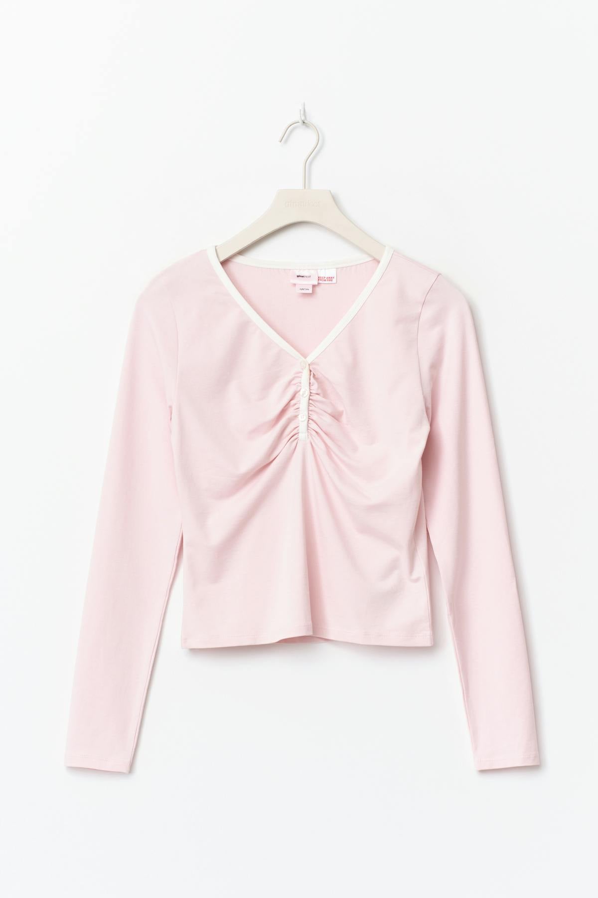 Y pyjama top - Rose clair