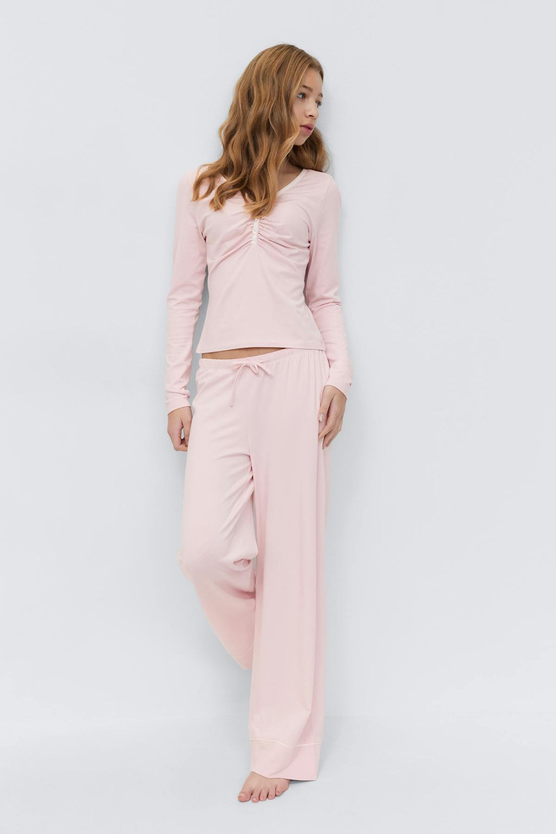 Y pyjama trousers - Rose clair
