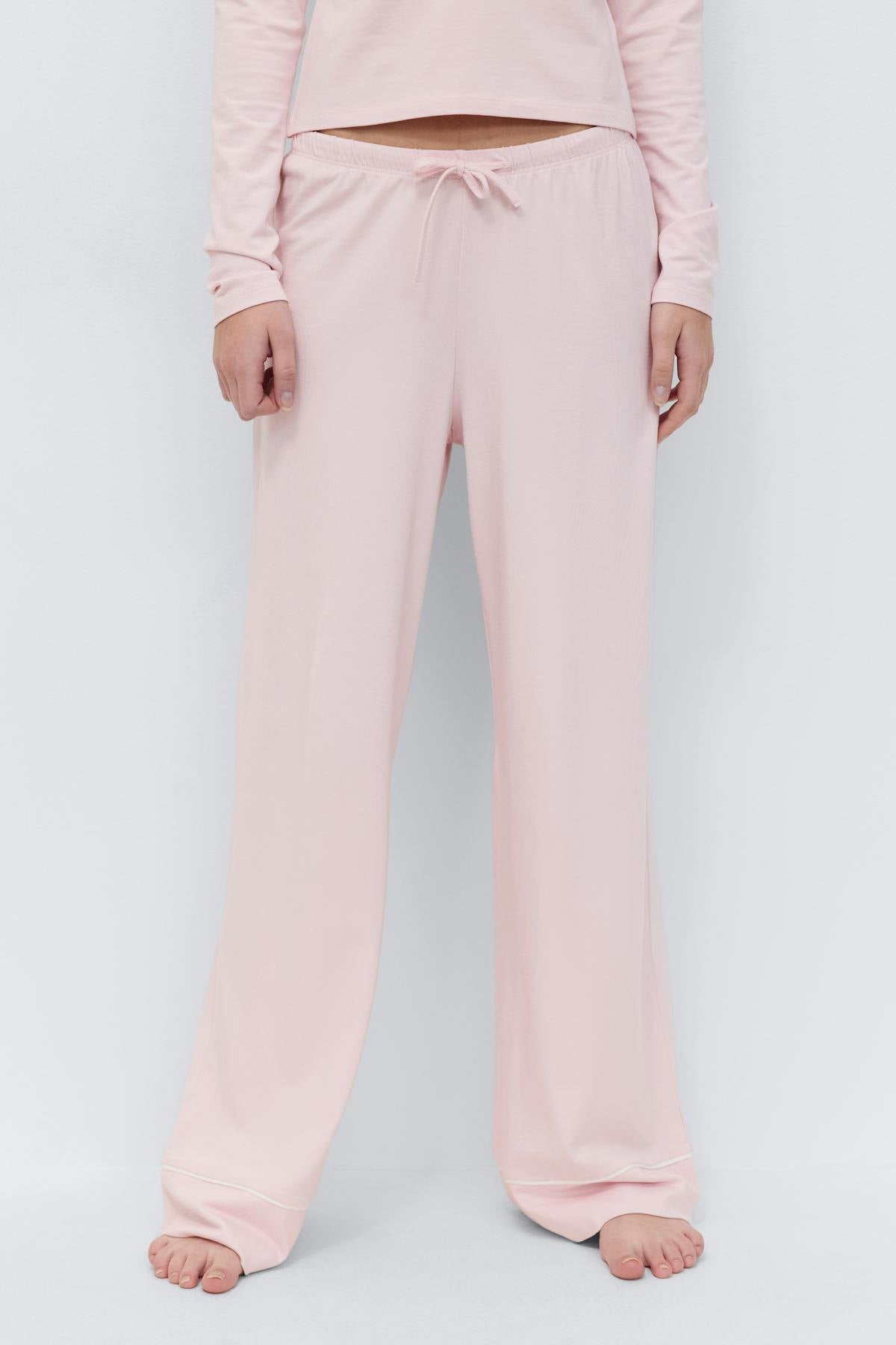 Y pyjama trousers - Rose clair