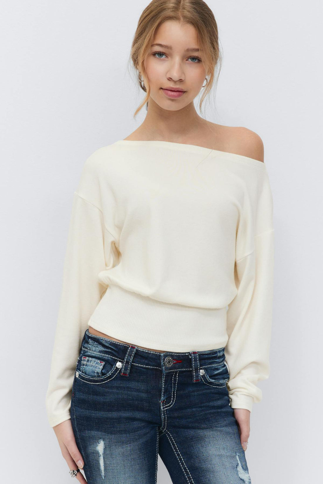 Y soft sweater - Gardenia