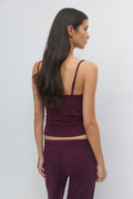 14+ double singlet - Bordeaux foncé