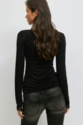 14+ lace top - Noir