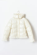 Y padded fur jacket - Creme