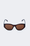 Angular cateye sunglasses