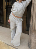 Comfy low sweatpants - Lt greymelange