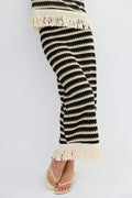 Crochet fringe skirt - Stripe