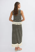 Crochet fringe skirt - Stripe