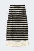 Crochet fringe skirt - Stripe