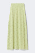 3d floral maxi skirt - Winter pear