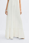 Flowy maxi dress - Blanc cassé