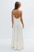 Flowy maxi dress - Blanc cassé