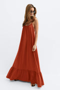 Flowy maxi dress - Blanc cassé