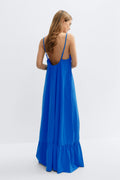 Flowy maxi dress - True blue
