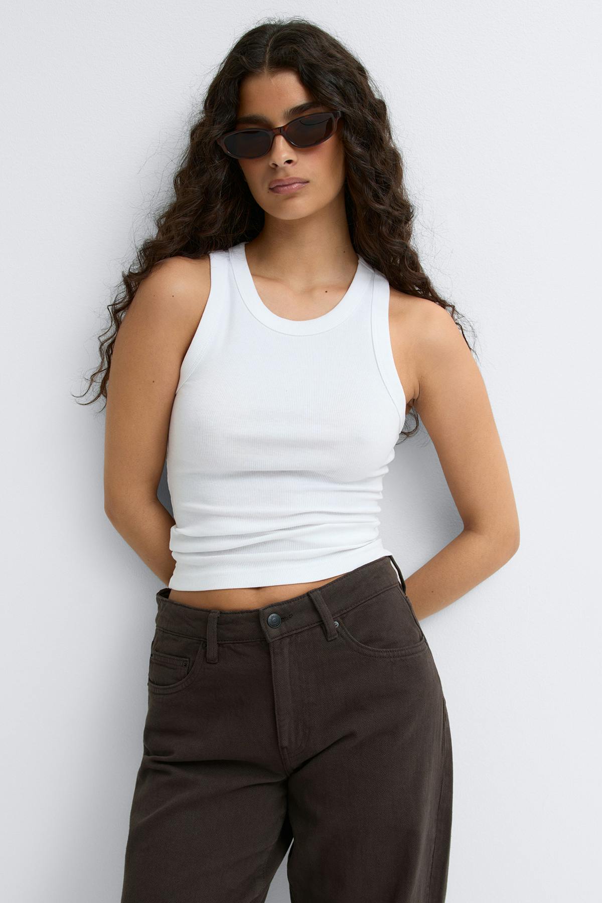 slim cateye sunglasses