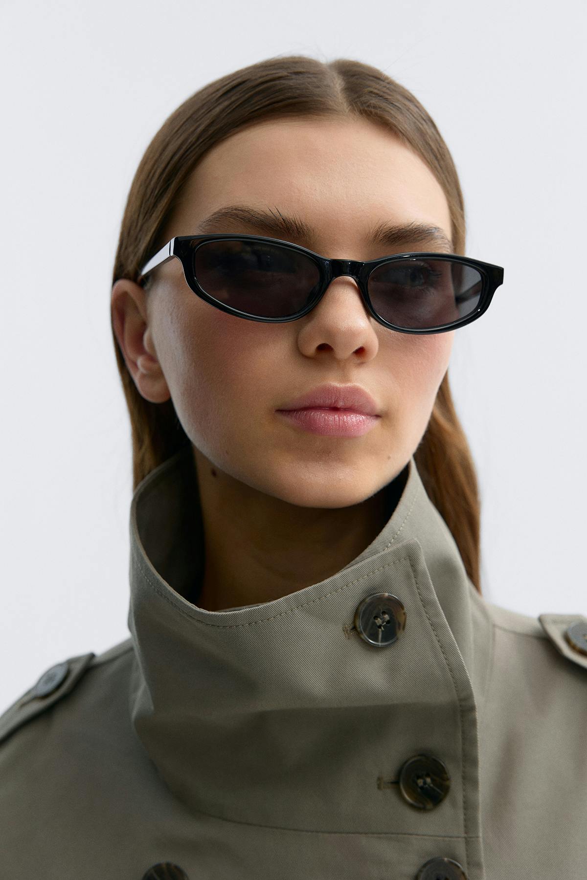 slim cateye sunglasses