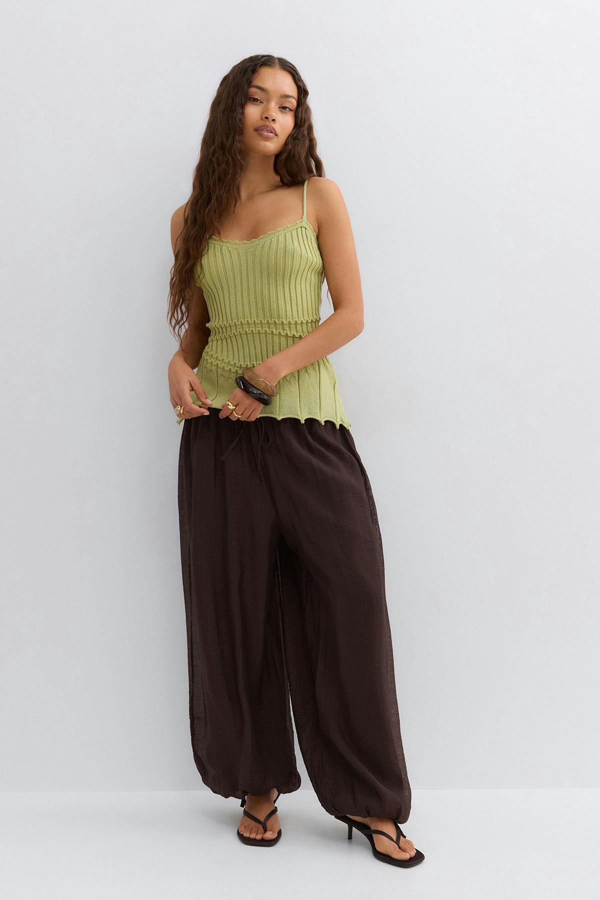 Knitted singlet - Jaune