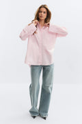 Oversized shirt - Rose clair
