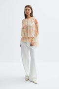 Chiffon blouse - Flower